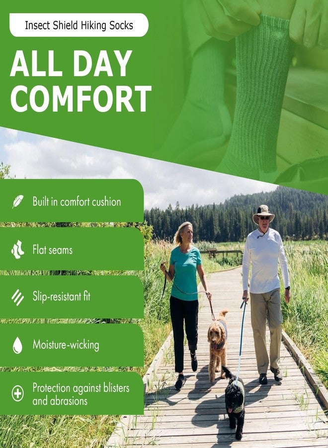 Insect Shield LA-1016-OLV-M: Midweight Hiker, Olive, Medium (9-11) - Image 4